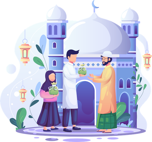 Ilustrasi misi sosial Yayasan Sakinah Madani